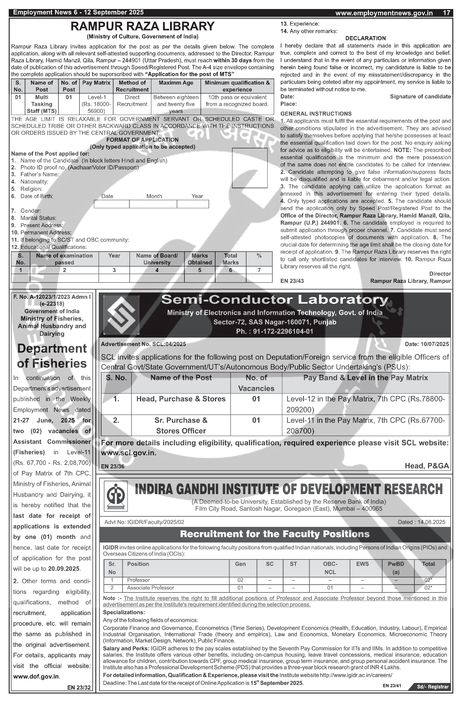 Job Notification