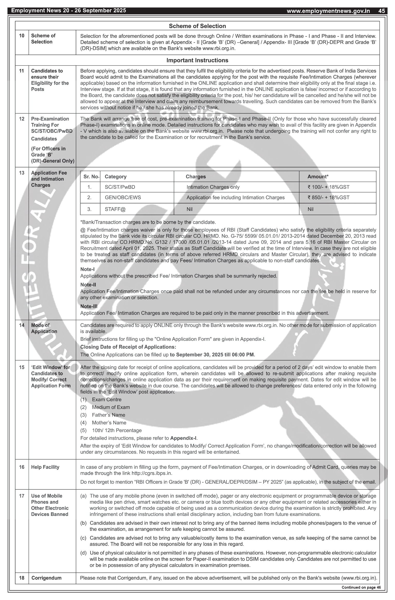 Job Notification